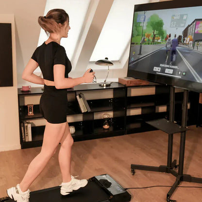 Under Desk Walking Treadmill - Compact Foldable Design, Whisper-Quiet Operation (Max 220lbs)